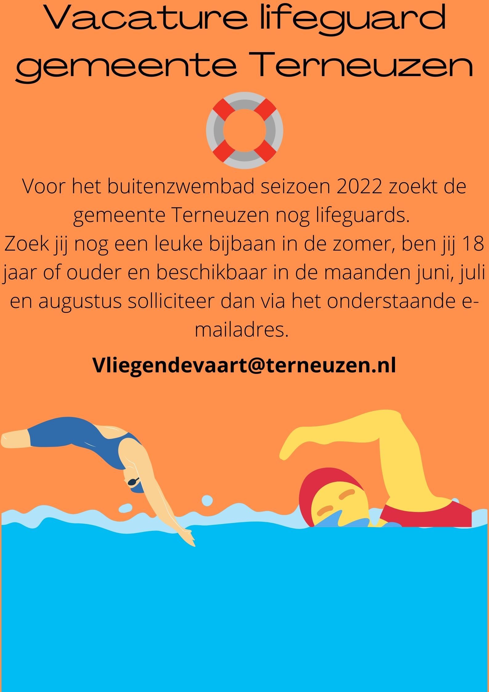 vacature lifeguards 2022